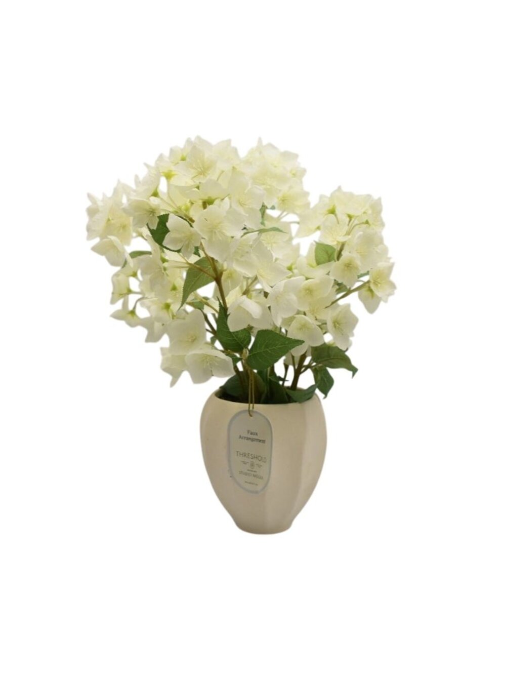 Studio McGee Faux Hydrangea in Ceramic Vase 18" Threshold